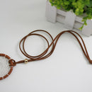 Indian Style Retro DIY Handmade Feather Dreamcatcher Dream Catcher Necklace Sweater Chain Long Chain Pendant Jewelry Women Gift