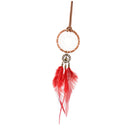 Indian Style Retro DIY Handmade Feather Dreamcatcher Dream Catcher Necklace Sweater Chain Long Chain Pendant Jewelry Women Gift