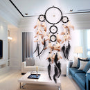 Novelty Black Indian Folk Style Feather Hanging Dreamcatcher Dream Catcher Craft Party Wedding Ceremony Decorative Ornaments