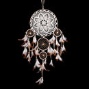 Indian Style Dreamcatcher with Five Rings Home Window Wall Hanging Pendant Furnishing Holiday Decorative Ornaments