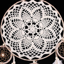 Indian Style Dreamcatcher with Five Rings Home Window Wall Hanging Pendant Furnishing Holiday Decorative Ornaments