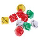 Set of 10 Pieces 10 Sided Dice D10 for D&D RPG Party Table Roleplaying Board Games Toys Party Supplies