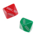 Set of 10 Pieces 10 Sided Dice D10 for D&D RPG Party Table Roleplaying Board Games Toys Party Supplies