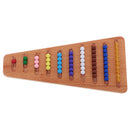 Wood Montessori Math Learning Material Preschool Training Learning Kids Toys