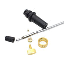 Stanless Steel with Ebony Cello Endpin for Practice Concert 3/4 4/4 Cello Accessory Parts 19.68inch