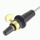 Stanless Steel with Ebony Cello Endpin for Practice Concert 3/4 4/4 Cello Accessory Parts 19.68inch