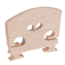 4/4 Full Size Violin Bridge for Acoustic Violin Accessories Maple Wood Pack of 5