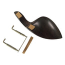 Chin Rest with Pegs Tailpiece Bridge Endpin Tail Gut Clamp Fingerboard Nut for 4/4 Violin 9 in 1