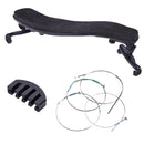 Violin Accessory Set Shoulder Rest+Violin Mute+Strings Set for 3/4 4/4 Violin