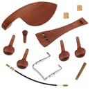 4/4 Violin Accessory Set Chinrest Tuning Pegs Tailpiece Endpin Tail Gut Clamp Jujube