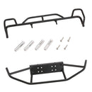 Tube Bumper Front & Rear Bumper Set for 1:10 RC Car Rock Crawler Parts Black