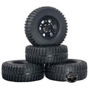 Durable 1 Set Tyre and Wheel Rim for SCX10 CC01 RC4WD D90 D110 1:10 Rock Crawler