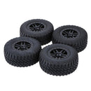 4 Pieces 1/10 Short Course Truck Rubber Tire Tyres for Traxxas HSP Redcat Kyosho RC Car Accessory 110x43mm/4.33x1.69