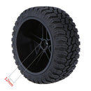 4 Pieces 1/10 Short Course Truck Rubber Tire Tyres for Traxxas HSP Redcat Kyosho RC Car Accessory 110x43mm/4.33x1.69