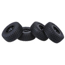 4 Pieces 1/10 Short Course Truck Rubber Tire Tyres for Traxxas HSP Redcat Kyosho RC Car Accessory 110x43mm/4.33x1.69
