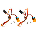 2 Pack RC Car Police Flash Light LED Light 360Â° Rotation for RC Car Truck Accessory Yellow Light