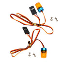 2 Pack RC Car Police Flash Light LED Light 360Â° Rotation for RC Car Truck Accessory Yellow Light