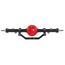 Professional Metal Red RC Front Axle Rear Axle Set 195mm/7.67inch Fit 1:10 Crawler Car RC4WD D90 D110 Accessory DIY
