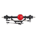 Professional Metal Red RC Front Axle Rear Axle Set 195mm/7.67inch Fit 1:10 Crawler Car RC4WD D90 D110 Accessory DIY
