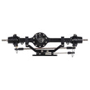 Professional Metal Red RC Front Axle Rear Axle Set 195mm/7.67inch Fit 1:10 Crawler Car RC4WD D90 D110 Accessory DIY
