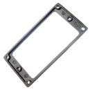 Black Guitar Pickup Rings Metal Flat Bottom Humbucker for Les Paul Gibson Guitar Replacement