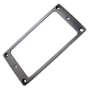 Black Guitar Pickup Rings Metal Flat Bottom Humbucker for Les Paul Gibson Guitar Replacement