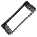 Guitar Pickup Rings Humbucking Pickup Ring 2 Set Neck & Bridge Curved Bottom Black