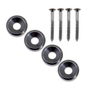 4Pcs Guitar Body Neck Fixed Mounting Screw Ferrules for Electric Bass Guitar Parts