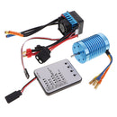 3930KV Brushless Motor+45A ESC+LED Programing Card for 1/10 1/12 RC Car Part