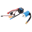 Waterproof 3650 4300KV Brushless Motor with 60A ESC for 1/10 RC Car Truck