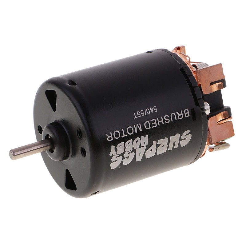 High Quality 540 55T Sensored Brushed Motor for 1/10 RC Car Parts Black New