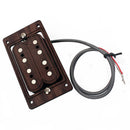 4 String Guitar Rosewood Pickup Double Coil for Cigar Box Guitar Accs Magnet