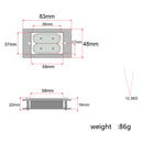 4 String Guitar Rosewood Pickup Double Coil for Cigar Box Guitar Accs Magnet
