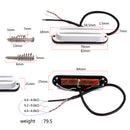 84x25x22mm Dual Rail Copper Pickup Electric Guitar Accs for Cigar Boc Guitar