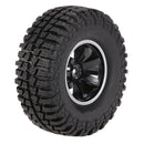 Pack of 4 103mm Wheels Rubber Tyres for 1:10 RC Racing Car Truck Accessory Silver Rims