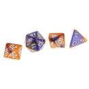 42PCS Double-Colors Polyhedral Dice 16mm for Dungeons and Dragons RPG MTG Games