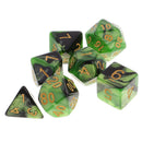 42PCS Double-Colors Polyhedral Dice 16mm for Dungeons and Dragons RPG MTG Games