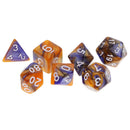 42PCS Double-Colors Polyhedral Dice 16mm for Dungeons and Dragons RPG MTG Games