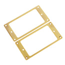 Metal Flat Humbucker Pickup Ring Set for Les Paul Electric Guitar Parts 2mm