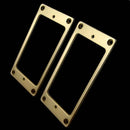 Metal Flat Humbucker Pickup Ring Set for Les Paul Electric Guitar Parts 2mm