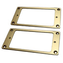 Metal Flat Humbucker Pickup Ring Set for Les Paul Electric Guitar Parts 2mm