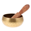 Tibetan Buddhist Chakra Singing Bowl Brass for Yoga Meditation Prayer Nepal 17CM