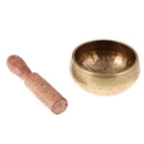 Tibetan Buddhist Chakra Singing Bowl Brass for Yoga Meditation Prayer Nepal 17CM