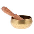 Tibetan Buddhist Chakra Singing Bowl Brass for Yoga Meditation Prayer Nepal 17CM