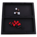 NEW Backgammon Foldable Magnetic Chessboard Checkers Chess Classic Game Board DIY Party Fun