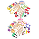 Orff World Educational Wooden Musical Instrument Percussion Drums Bell Children's Toys Gift DIY