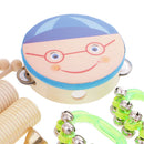 Orff World Educational Wooden Musical Instrument Percussion Drums Bell Children's Toys Gift DIY