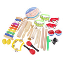 Orff World Educational Wooden Musical Instrument Percussion Drums Bell Children's Toys Gift DIY