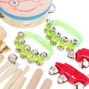 Orff World Educational Wooden Musical Instrument Percussion Drums Bell Children's Toys Gift DIY