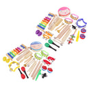 Orff World Educational Wooden Musical Instrument Percussion Drums Bell Children's Toys Gift DIY